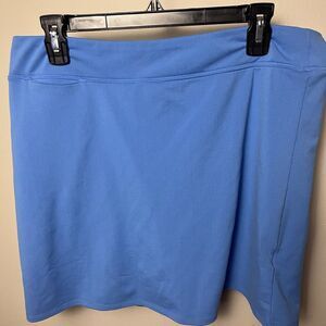 Adidas Skirt Womens Size 10 Blue Climalite Performance Golf Tennis Pickle Skort